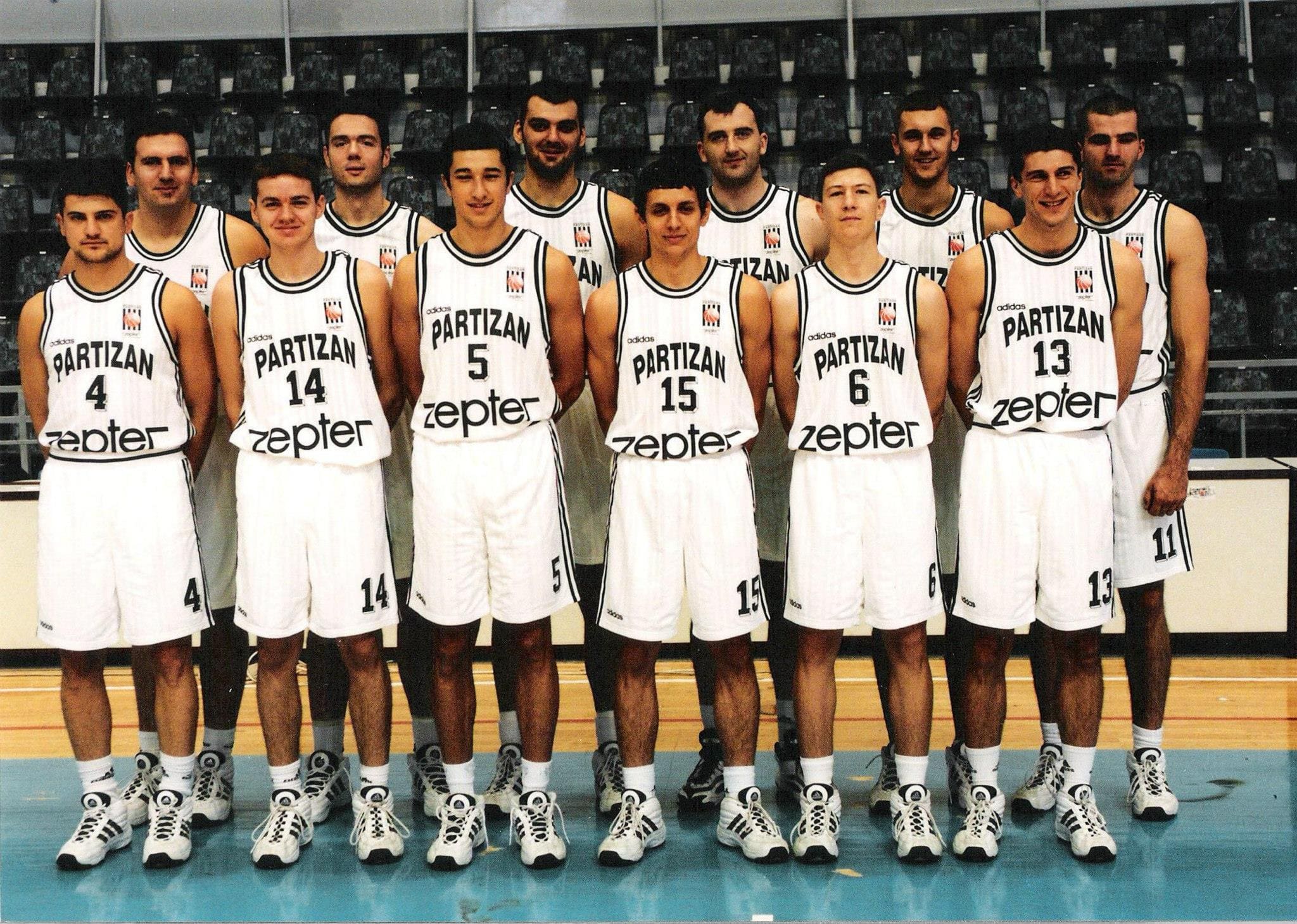 Ekipa KK Partizan iz sezone 1998/99